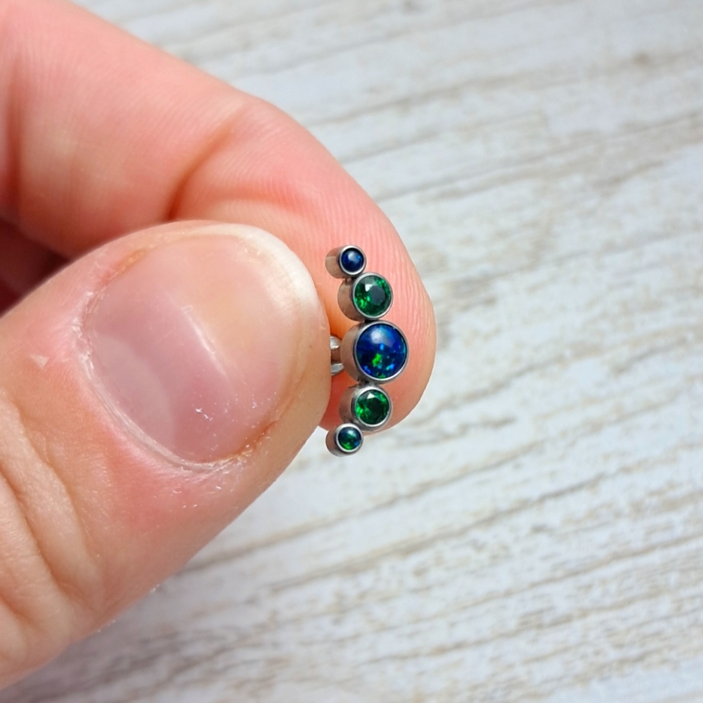 16 Gauge 6mm (1/4 in) threadless push-pin earring